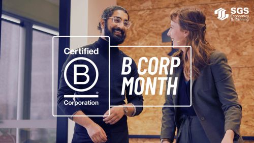 SGS Economics and Planning B Corp Month